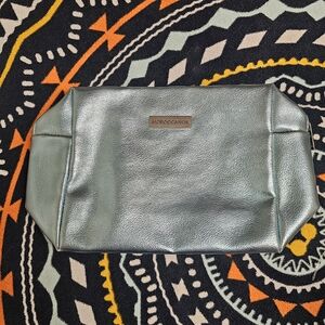 Moroccanoil Metallic Teal Cosmetic Pouch